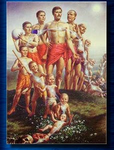 As the soul continuously passes, in this body, from boyhood to youth to old age, the soul similalrly passes into another body at death. Bhagavad- gita 2nd chapter Image copyright: The Bhaktivedanta Book Trust -- www.Krishna.com