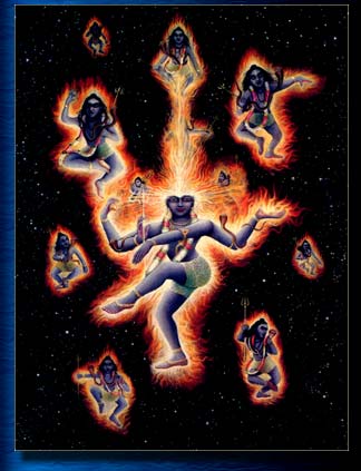 Lord Siva the Guna Avatara in charga of Tama guna, expands as the 11 Rudras. One dominated by the mode of ignorance, Tamas, engages in speculation, false logic, and fallacious reasoning.. Image copyright: The Bhaktivedanta Book Trust -- www.Krishna.com
