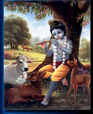 "I am seated in everyone's heart, and from Me come remembrance, knowledge and forgetfulness. By all the Vedas, I am to be known. Indeed, I am the compiler of Vedanta, and I am the knower of the Vedas." Bhagavad-gita 15.15 By meditating on Lord Krsna an astrologer gets inspired from within to understand the meaning of the horoscope.  Image copyright: The Bhaktivedanta Book Trust -- www.Krishna.com