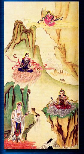 The devas on the higher planets are anxious to take birth on Bhumandala. They often take the forms of great devotees like Vidura or Haridasa Thakura and teach the pure Vedic knowledge. Image opyright: The Bhaktivedanta Book Trust -- www.Krishna.com